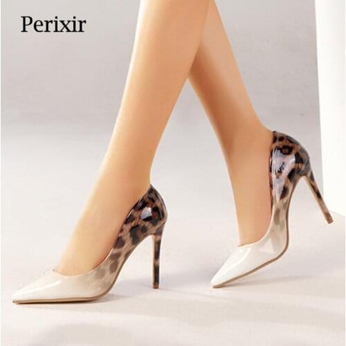 Perixir Hot style sexy gradient single shoe pointed light mouth bold fancy high-heeled shoes fashion 2020shion versatile