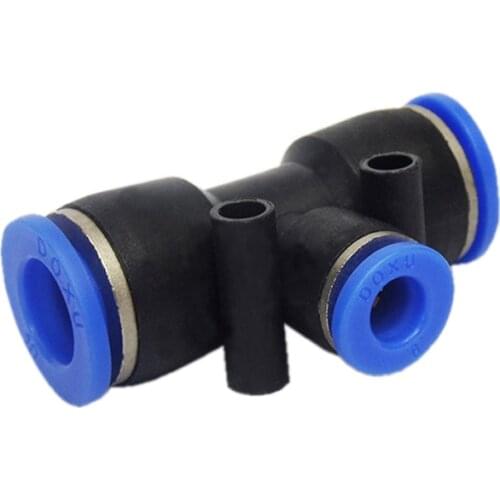 Pneumatic Quick Connector Fitting T Type 3 Way Reducing PEG6-4 PEG8-4 PEG8-6 PEG10-6 PEG10-8 PEG12-8 PEG12-10