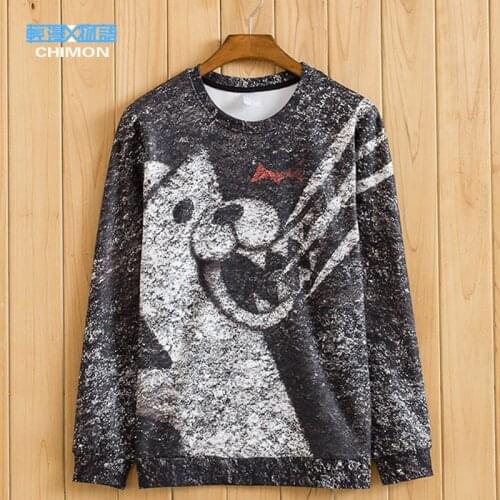 Danganronpa Anime Cosplay Autumn&Winter Games Long Sleeve Hooded Sweatshirt Men&Women casual fashion loose Hoodies COAT