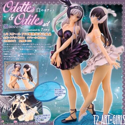 SKYTUBE T2 Art Girls White Odetto & Black Odil 1/6 Scale Anime Sexy Girls adult PVC Action Figures Toys