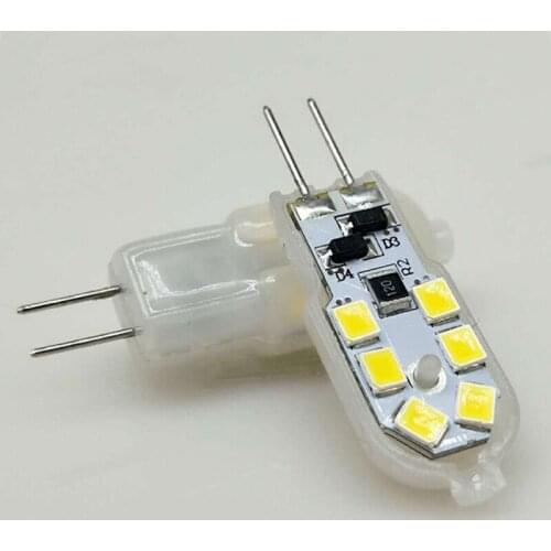2pcs/lot AC/DC 12V SMD 2835 LED Bulb Spotlight Replace Halogen Light Mini G4 LED Bulb 1.5W LED Super Bright G4 LED