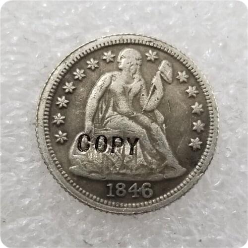 USA 1846 Seated Liberty Dime COPY COINS