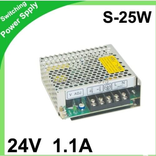 24V 1.1A 25W Switching Power Supply Driver For LED Strip light Display AC100V-240V Input,12V Output