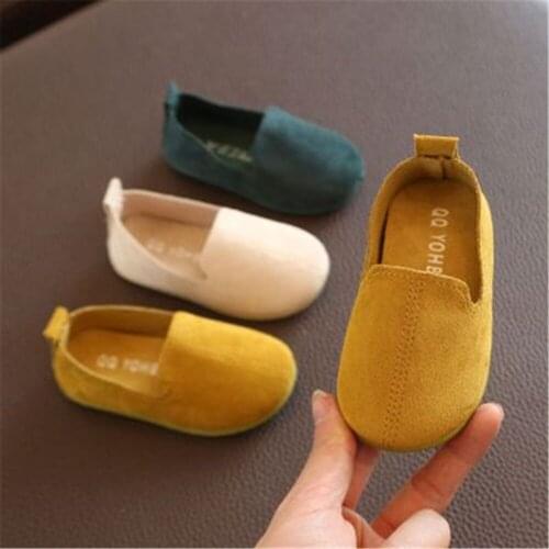 Kids Shoes Loafers Boys Fashion Sneakers Children Spring New Casual Shoes Kids Girls Flat Leather Shoes
