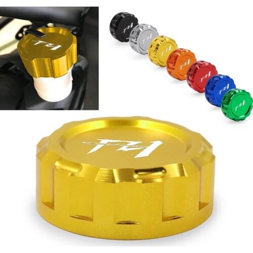 Universal For YAMAHA FZ1 FZ 1 FZ1S FZ6 FAZER/FZ6R/FZ6S/FZ6N All Years CNC Rear brake Fluid Cylinder Master Reservoir Cover Cap