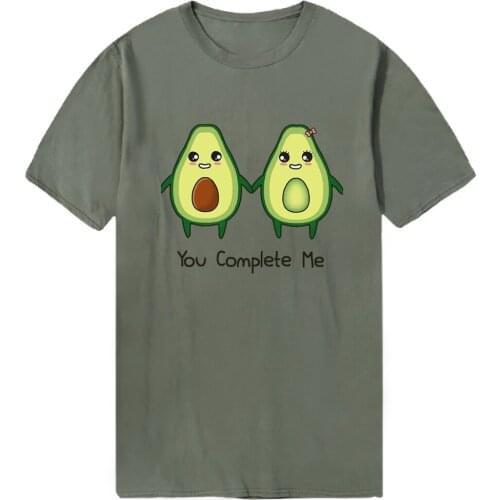 You Complete Me Harajuku Men T-shirts Fashion O-Neck 2020 Tshirts Black Military Tops Male Cosplay Tees Washable Homme Camiaetas