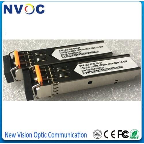 1.25G 1570nm 40km CWDM SFP Transceiver with DOM,1.25G 1270-1610nm Dual Fiber LC CWDM SFP Optic Transceiver Module with DDM