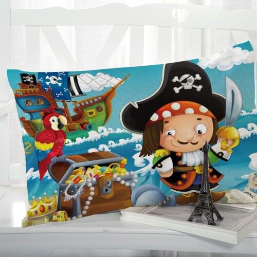 1pc Cartoon Childrens Pillow cover Pillow case Bedding Pillowcase Pillowcovers decorative 50x70 3D for kids baby Car pirate