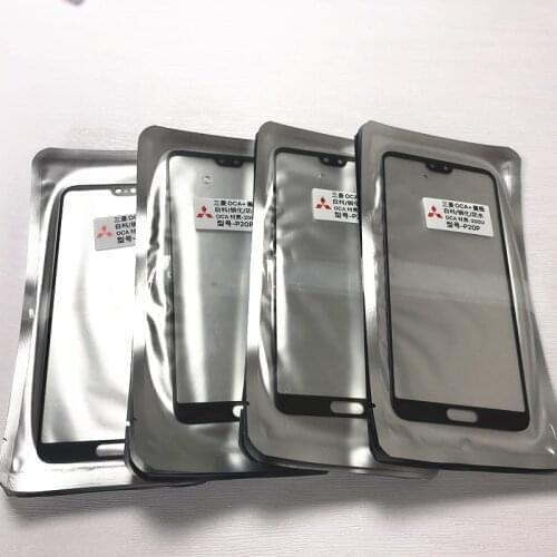 20pcs/lot Glass + OCA For Huawei P40 P30 PRO Mate 30pro 20pro Fiadx NEX3 honor 9X Touch Glass OCA LCD Front Outer Lens