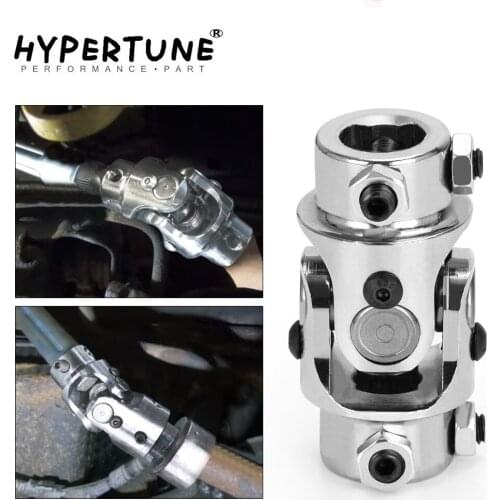 3/4" DD X 3/4"-30 SP Splined Chrome Single U-Joint Shaft Universal Steering For Ford Volkswagen Chevrolet HT-SJS03S