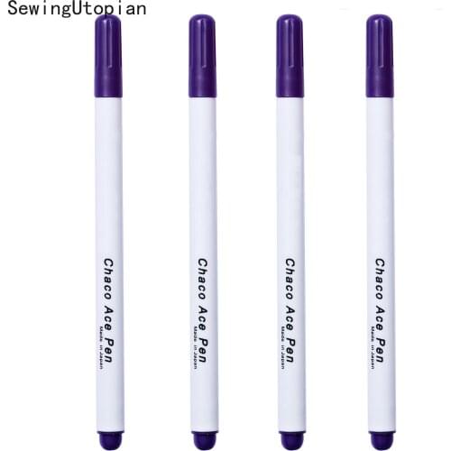 4PCS Patchwork Needlework Water Erasable Pens Fabric Markers Soluble Cross Stitch Chalk Tool Pencil Sewing Accessories