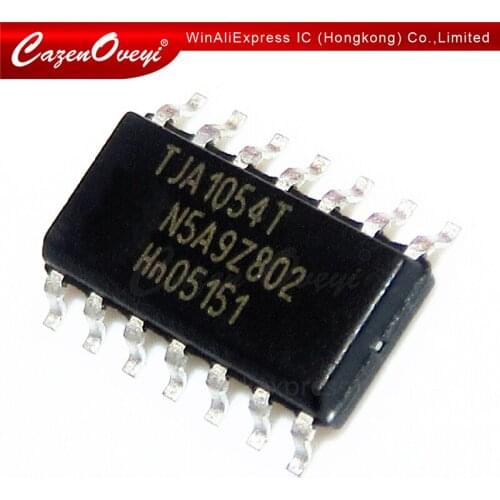 5pcs/lot New TJA1054 TJA1054T TJA1054AT TJA1054A SOP-14 Auto PC board fault tolerant CAN transceiver chip In Stock