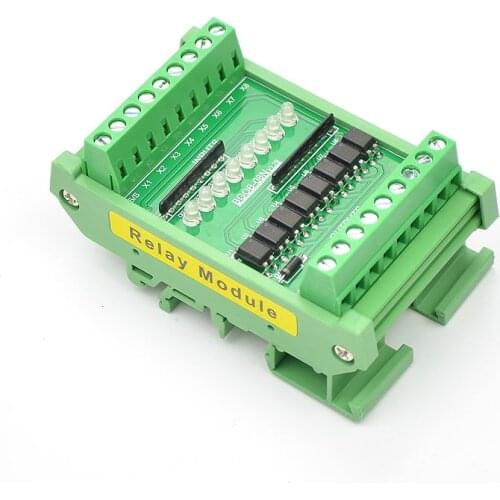 8-channel Optocoupler Isolation Board PLC Single-chip PNP/NPN Signal Voltage Conversion 1.8V3.3V5V12V24V