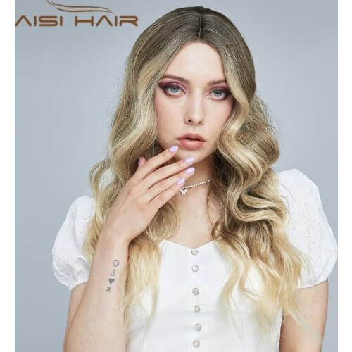 Длинные искусственные парики AISI HAIR China At AliExpress