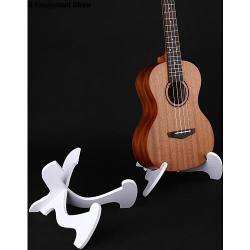 Guitar Accessories Foldable Hardwood Ukulele Bass PVC Collapsible Holder Stand Ukulele Violin Mandolin Banjo Accessories