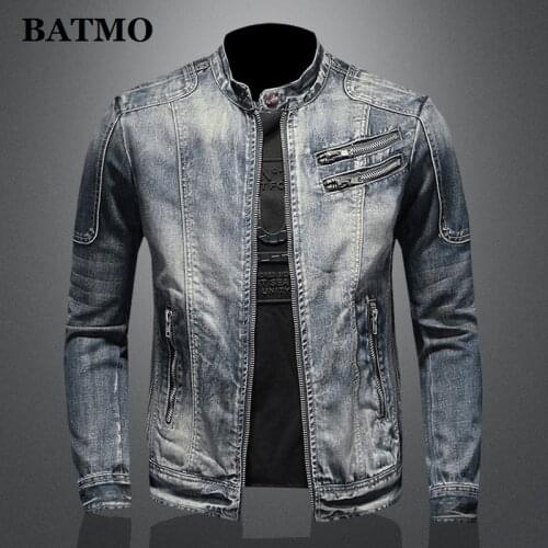 Мужские джинсовые куртки Batmo China At AliExpress