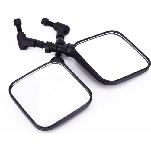 Side Rear View Mirrors Black Backup For Suzuki DR 200 250 DR350 DRZ 400 650 DR650 One Pair Portable