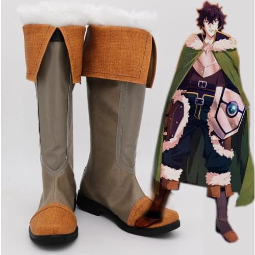 Anime The Rising Of The Shield Hero Cosplay Naofumi Iwatani Boots Cosplay Costume Shoes