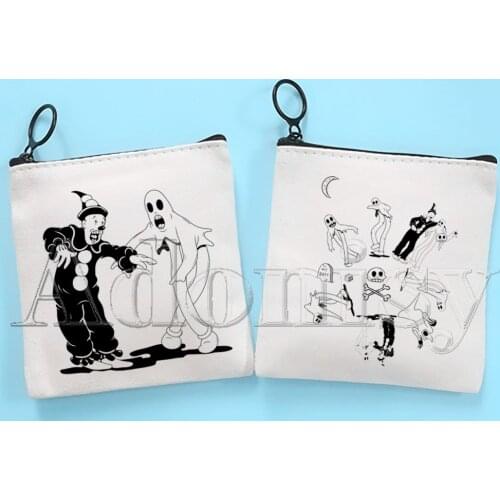 Ghostemane Canvas Coin Purse Coin Purse Collection Canvas Bag Small Wallet Zipper Key Bag Hand Gift