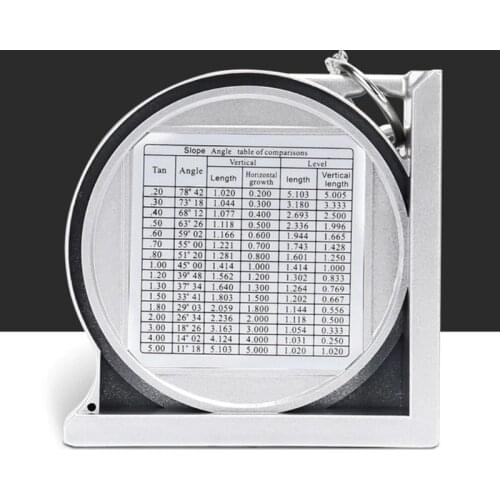 Magnetic Angle Locator Level & Tool Dial Gauge Angle Finder Magnetic Protractor M89B