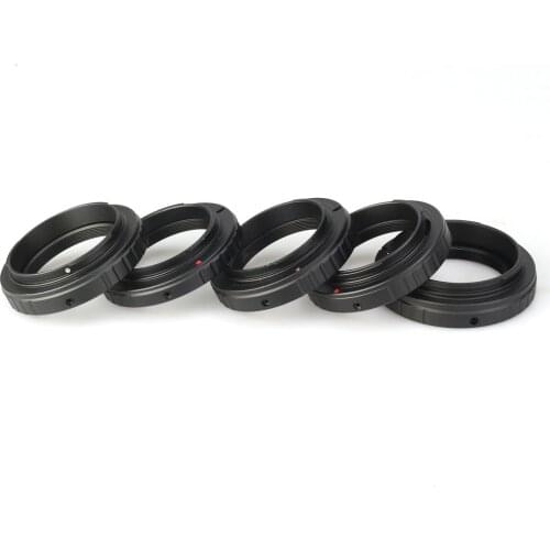 New T / T2 Lens Mount Adapter Ring for Canon EOS DSLRs (EF) Nikon Sony Pentax Olympus Black LD2031Z