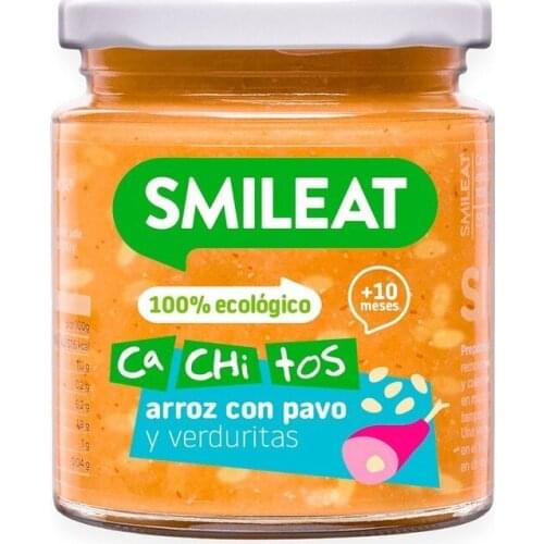 SMILEAT- CACHITOS SRROZ CON PAVO Y VERDURAS 230 G