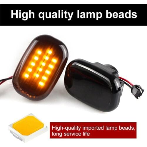 2PC Led Dynamic Side Marker Turn Signal Light For Toyota Corolla E10 11 12 Celica T20 T23 Carina T19 MR 2 W20 30 Starlet EP90 91