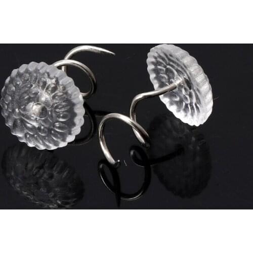 2019 New 50PCS Clear Heads Twist Pins Fixed Fastener for Upholstery Blankets Sofa sets Hardware