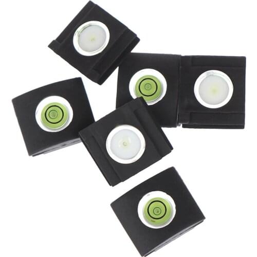 NEW 1/3/5pcs Camera Accessories Flash Shoe Protective Cover Cap With Bubble Spirit Leve