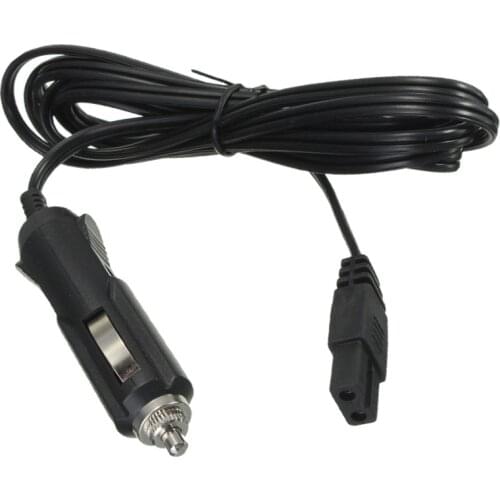 1PC Mini Fridge 2 Pin Lead Cable Plug Wire 200cm DC 12V Replacement Car Cooler Cool Box Bumper Cigar Lighter Plug For Going Out