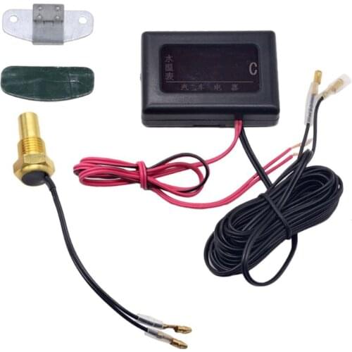 12/24v Car Digital Water Temperature Gauges Sensor 10/12/14/16/17/21mm Universal