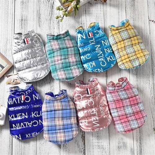 2019 Winter Pet Dog Clothes Super Warm Jacket Thicker Cotton Coat Waterproof Small Dogs Pets Clothing For French Bulldog Puppy