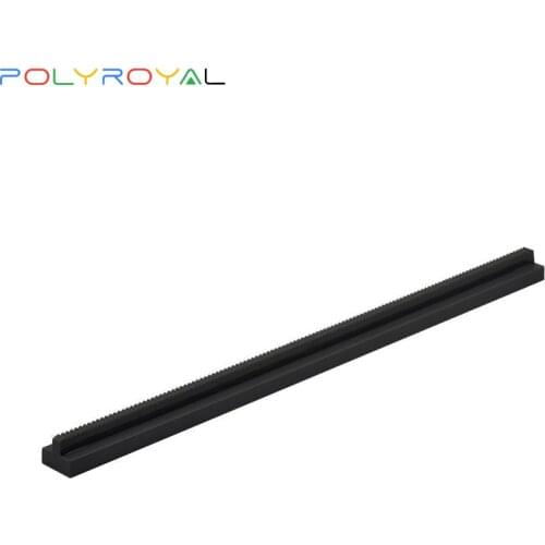 POLYROYAL Building Blocks Technology parts 1x16 train special plate with rack 1 PCS Educational toy for children 3228