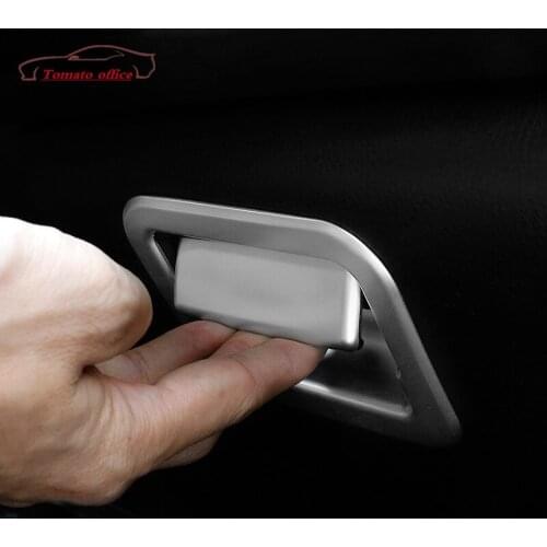 For Toyota RAV4 RAV 4 2014 2015 2016 2017 2018 Accessories Matte Interior Glove Box Handle box Cover Trim Frame 2 Pieces/Set