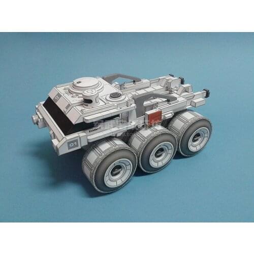 Movie 2001 Space Odyssey Lunar Rover Paper Model Spacecraft