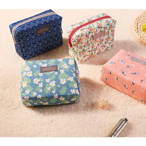 QuickDone Cosmetic Travel Storage Bags Women Make Up Pouch Mini Cute Fashion Large Capacity Portable Wash Toiletries Bag NDK0017