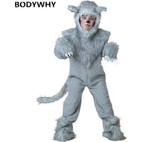 Gray Wolf Winter Cosplay Mascot Costume Suit Cosplay Party Game Fancy Dress Fursuit Animal Advertising Parade Outfits