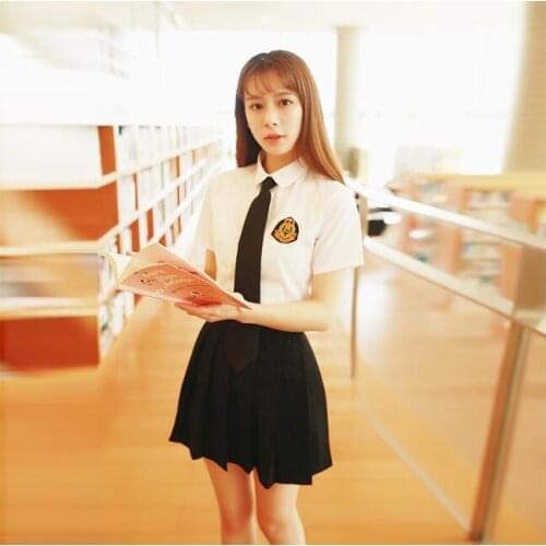 Summer Japanese School uniforms High school Sailors suit Long sleeve School sweater JK