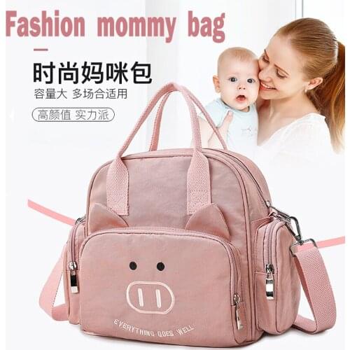 Fashion Mummy Maternity Nappy Bag Waterproof Baby Diaper Bag For Mommy Multifunction Backpack For Moms Baby Diaper Changing Bag