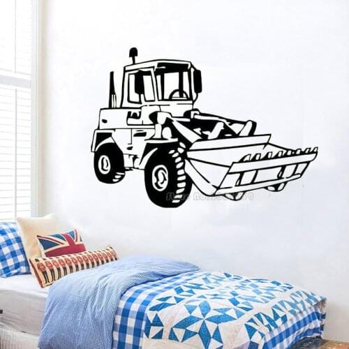 Wall Decal Vinyl Stickers Machine Agricultural Tractor Agrimotor Design For Farming Murals Boys Children Room Home Décor LL2301