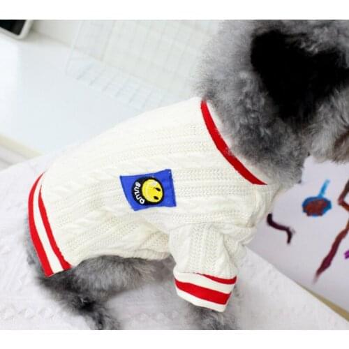 Winter Dog Shirt Sweater Knit Apparel Cat Puppy Clothes Dog Outfit Garment Yorkies Pomeranian Bichon Poodle Schnauzer Clothing