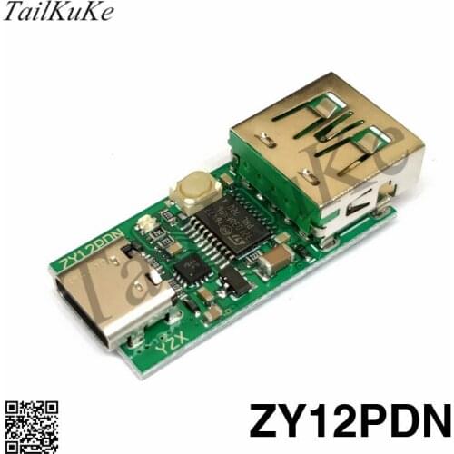 ZY12PDS Type-C USB-C PD2.03.0 Turn DC USB Deception Fast Charging Trigger Polling Detector