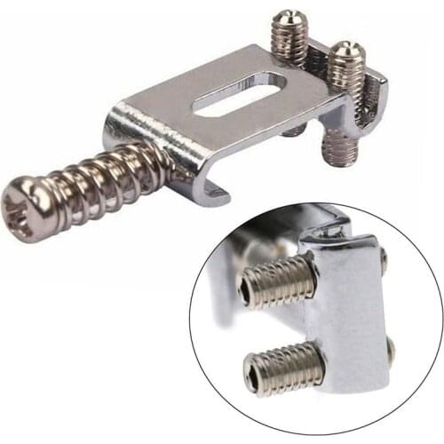 6pcs Roller Tremolo Electric Guitar Bridge Saddles for Fender Strat Stratocaster and Tele Telecaster Electric Guitars , Nickel