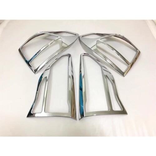 Abaiwai ABS Chrome Car Styling Decoration Trims Rear Tail Light Cover Trim For Hyundai IX35 2018 Car Accessories