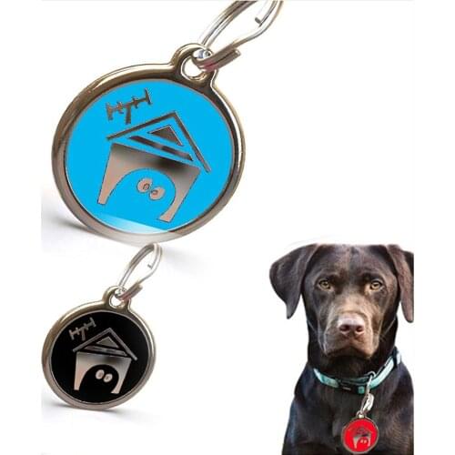 10 Pcs/Lot Pet ID Tag Blank Engraved Alloy Dog Supplies Puppy Cat Collar Accessory Pet Name Pendant Custom