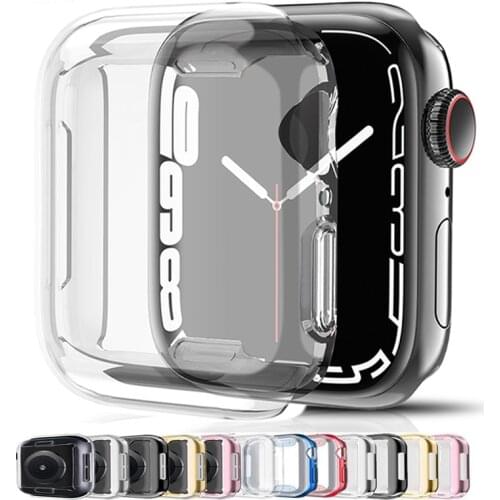 Cover For apple Watch case 44mm/40mm iwatch case 42mm/38mm screen protector bumper accessories for apple watch series 6 5 4 3 SE
