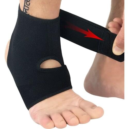 1pc Ankle Support Elastic Adjustable Foot Heel Cover Protective Bandage Wrap Fitness Sportswear