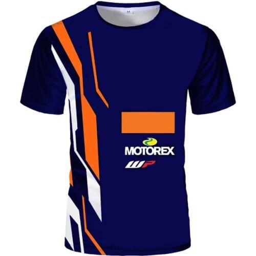 Moto Gp Summer T-Shirt For KTM Red Color Bull Factory Racing Team Motorcycle Motocross Riding Bike Off-road Team Jersey