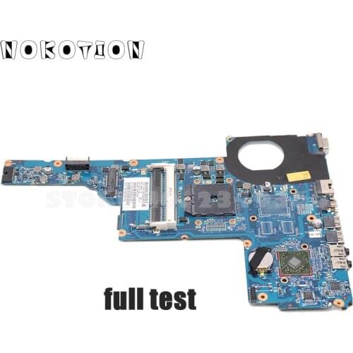 NOKOTION 649288-001 MAIN BOARD For Hp Pavilion G6 G6-1000 Laptop Motherboard Socket FS1 DDR3 Full tested