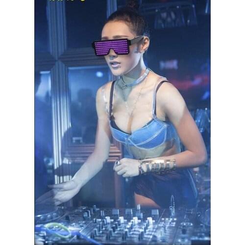 NEW Fashion 5 Colors Flashing Led Glasses Mask Luminous Party Decorative Lighting Classic Gift Bright Light Festival Gift Prop